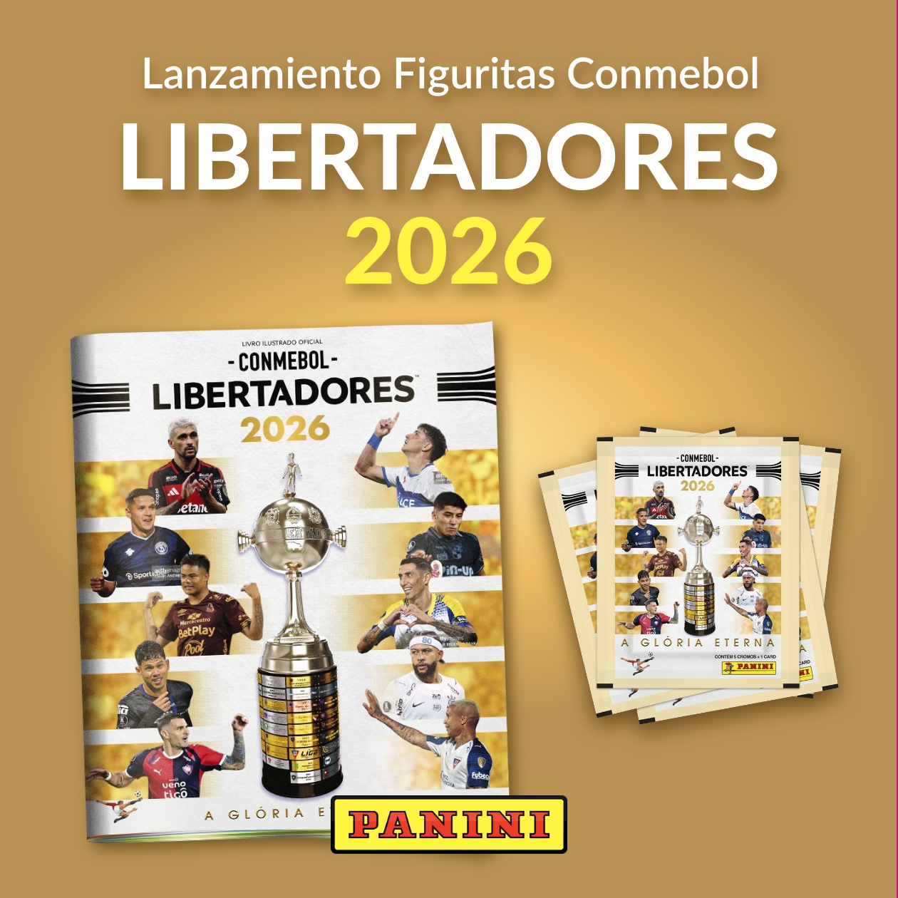 Figuritas Conmebol Libertadores 2026 Panini 2026